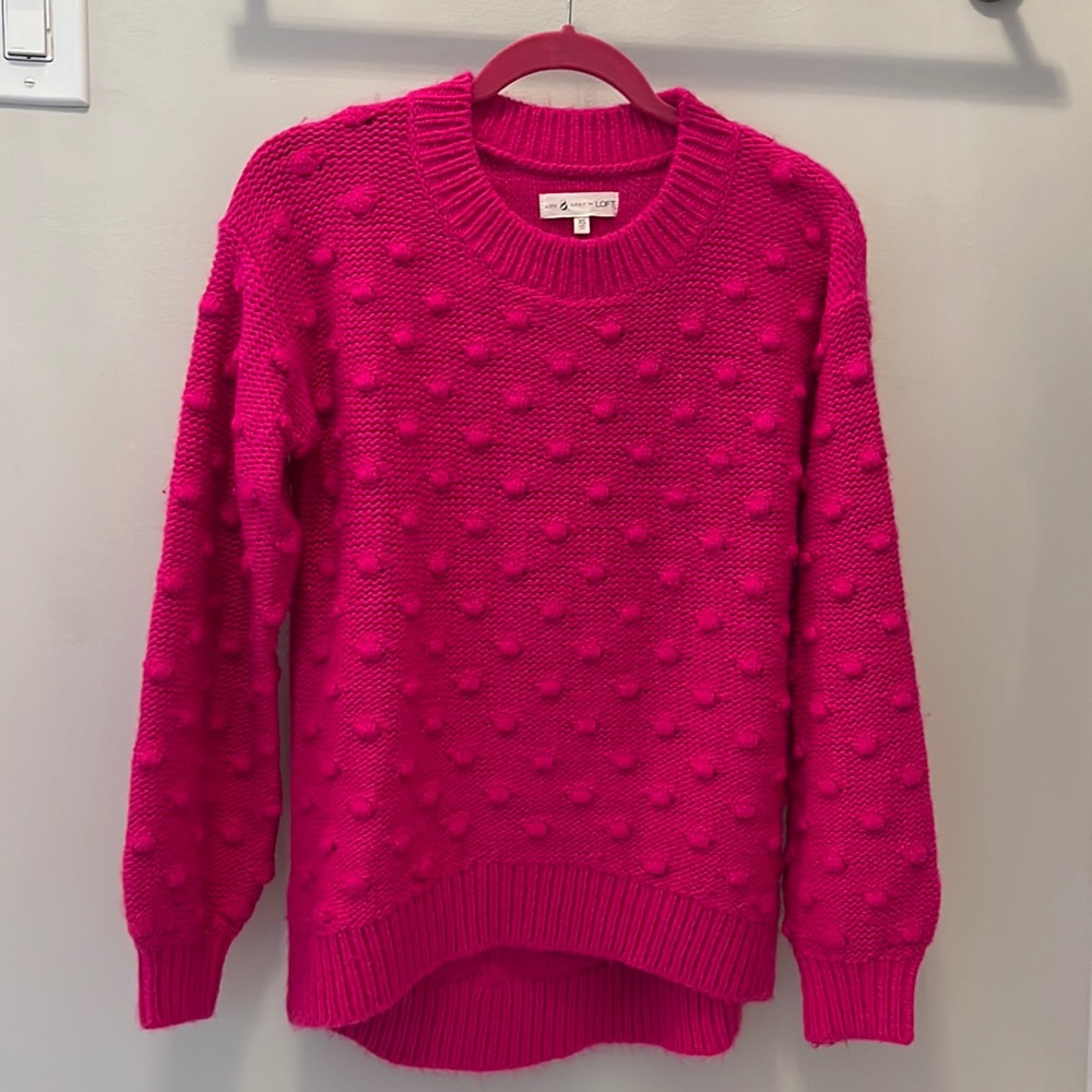 Beautiful fuchsia oversized sweater